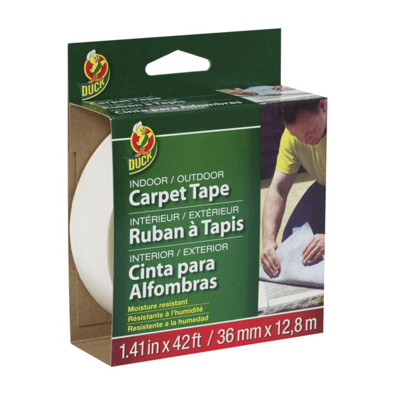 SHURTAPE TECHNOLOGIES LLC, Duck 1.41 in. W X 42 ft. L Polyester Indoor and Outdoor Carpet Tape