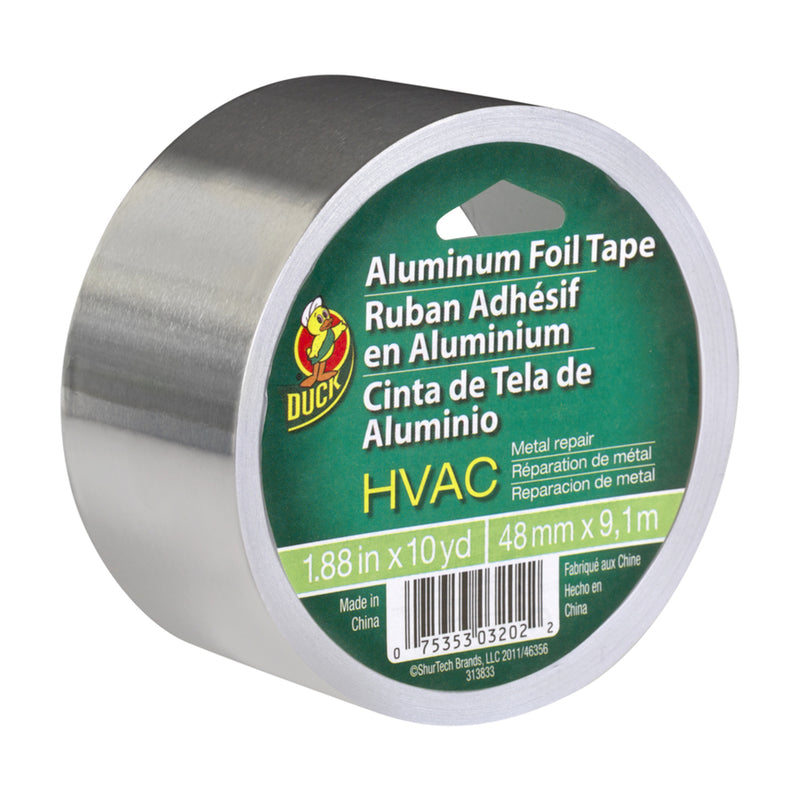 SHURTAPE TECHNOLOGIES LLC, Duck 1.88 in. W X 10 yd L Chrome Metal Repair Tape