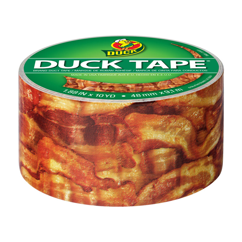 SHURTECH BRANDS LLC, Duck 1.88 in. W x 10 yd. L Multicolore Bacon Duct Tape