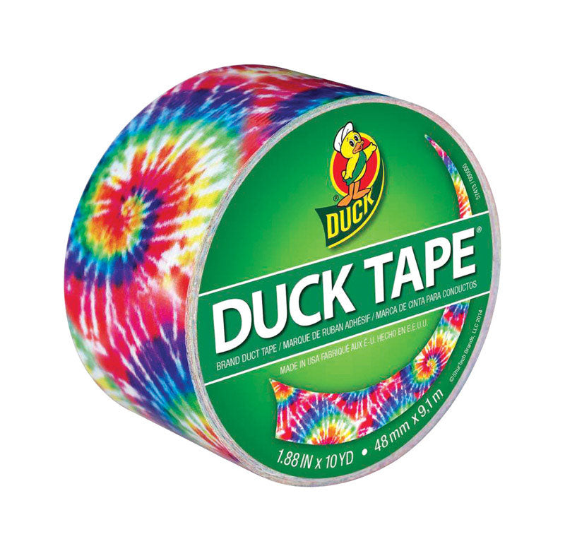 Canard, Duck 1.88 in. W x 10 yd. L Multicolore Love Tie Dye Duct Tape