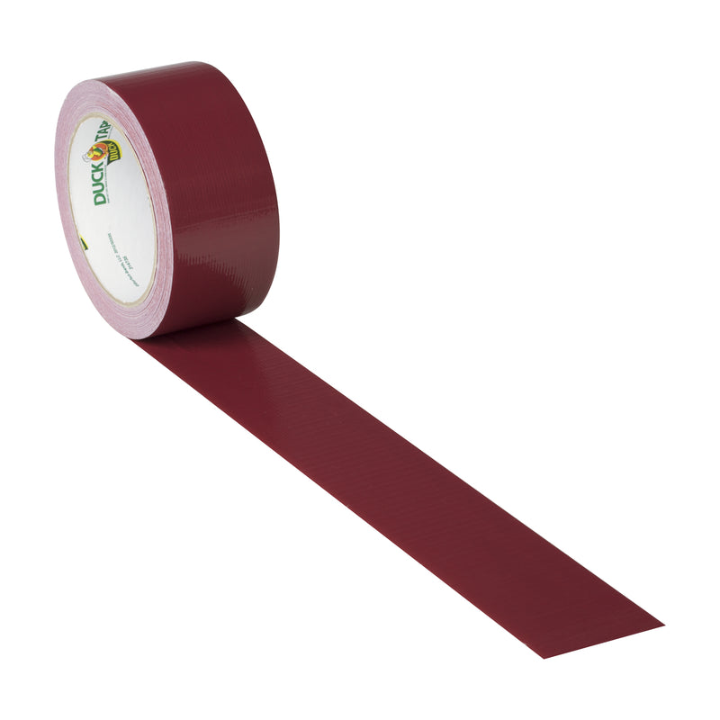 SHURTECH BRANDS LLC, Duck 1.88 in. W x 20 yd. L Maroon Solid Duct Tape