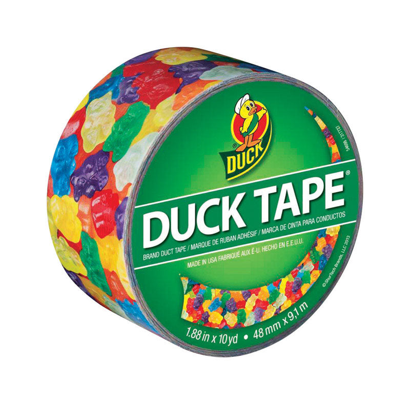 SHURTECH BRANDS LLC, Duck 1.88 in. W x 30 yd. L Multicolore Gummy Bears Duct Tape