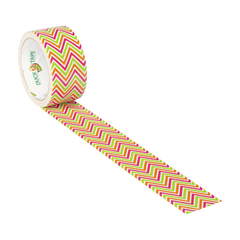 SHURTECH BRANDS LLC, Duck 1.88 in. W x 30 yd. L Multicolore Zig Zag Duct Tape