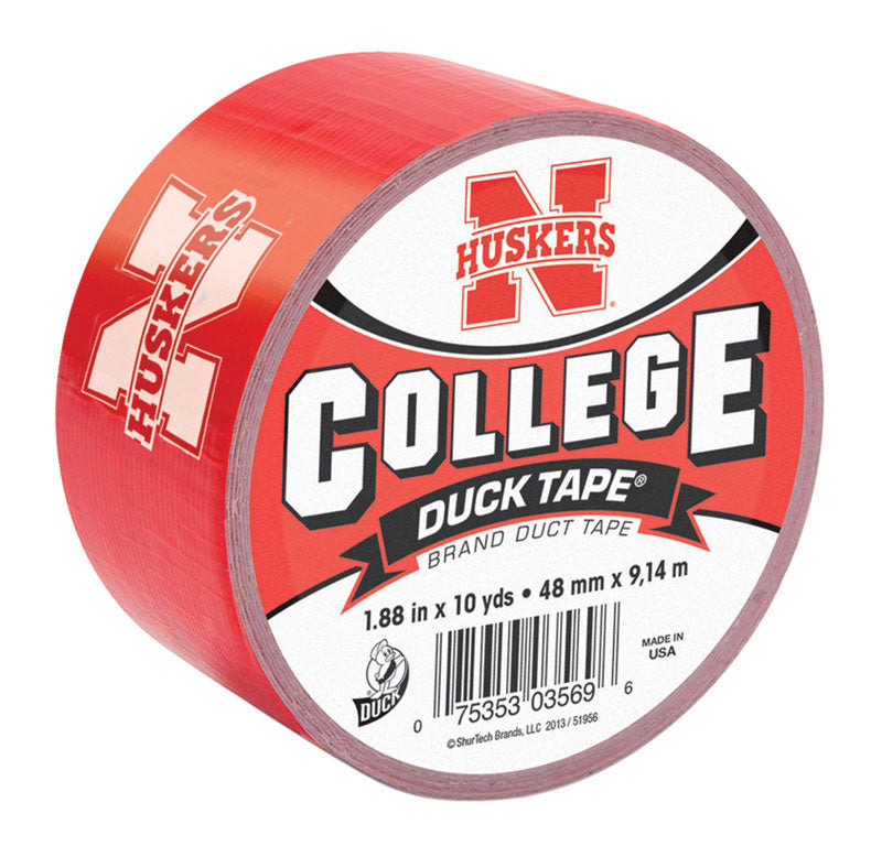 SHURTECH BRANDS LLC, Duck College Duct Tape High Performance 10 Yd. Nebraska