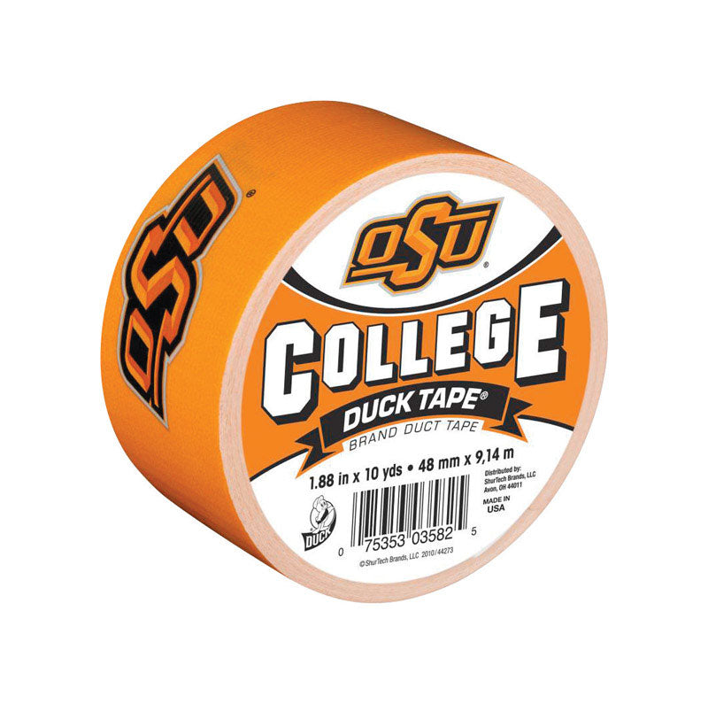 SHURTECH BRANDS LLC, Duck College Duct Tape High Performance 10 Yd. Oklahoma State