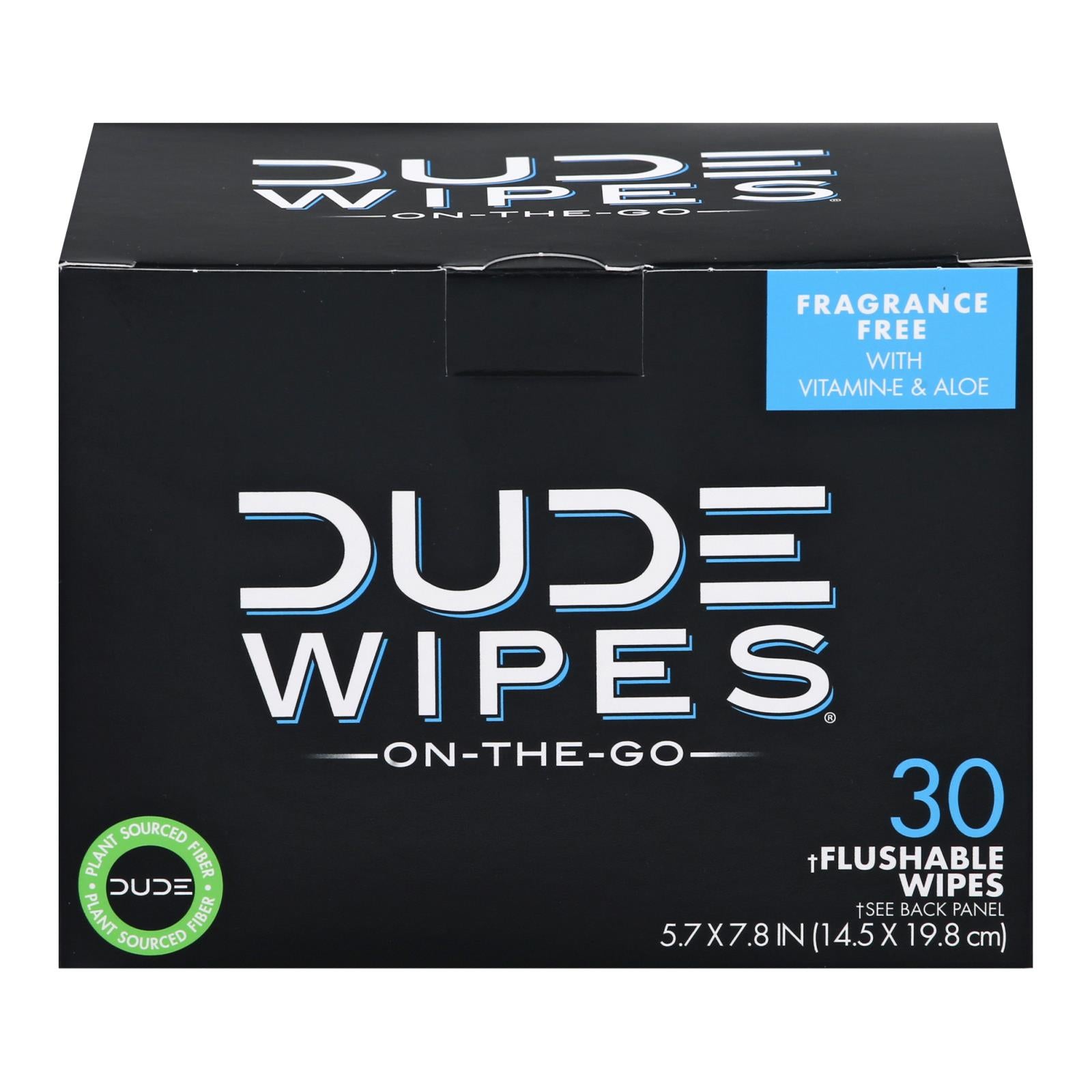 Lingettes Dude, Dude Wipes - Lingettes de voyage - 30 ct.