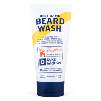 DUKE CANNON SUPPLY COMPANY LLC, Duke Cannon Best Damn Beard Wash 6 oz 1 pk