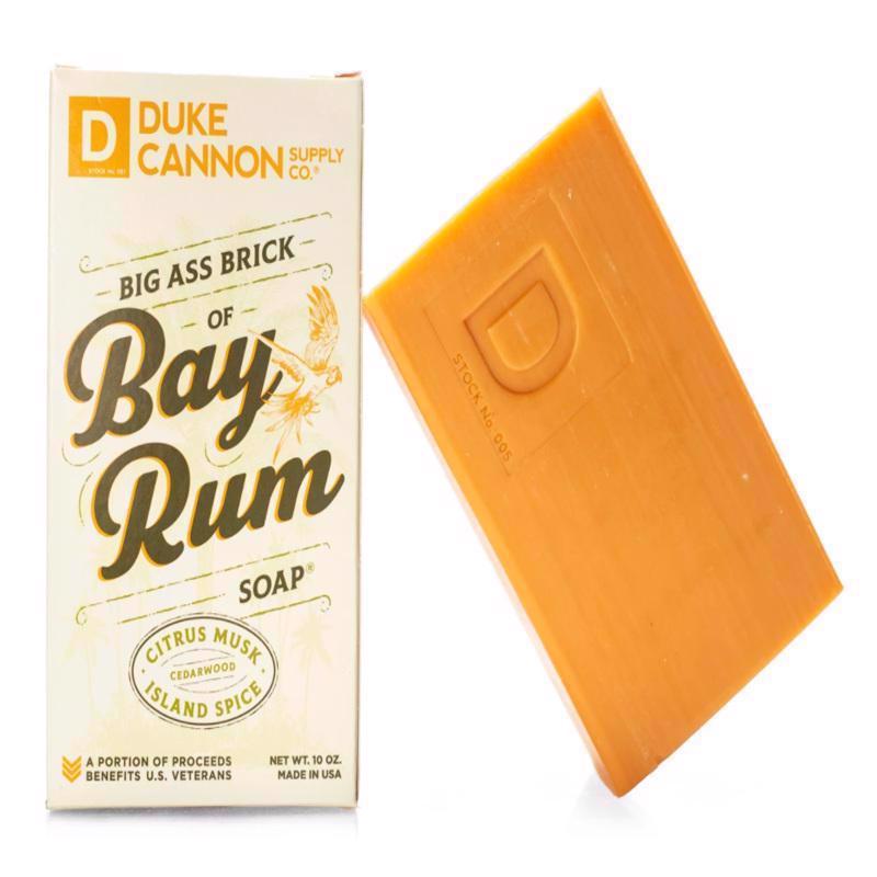 Duke Cannon, Duke Cannon Big Ass Brick of Soap Bay Rum Scent Bar Soap 10 oz (Pack de 6)