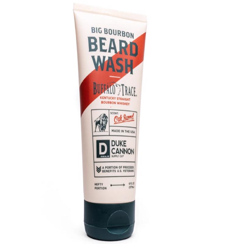 Duke Cannon, Duke Cannon Big Bourbon Buffalo Trace Scent Beard Wash 6 oz 1 pk (Pack de 6)