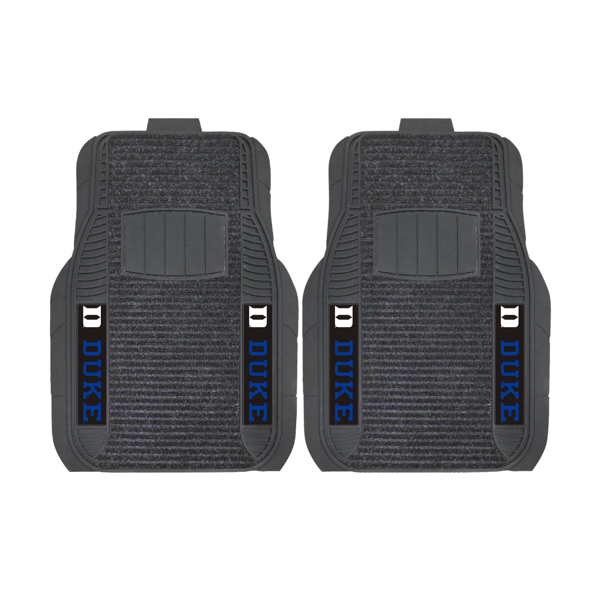 FANMATS, Duke University 2 Piece Deluxe Car Mat Set