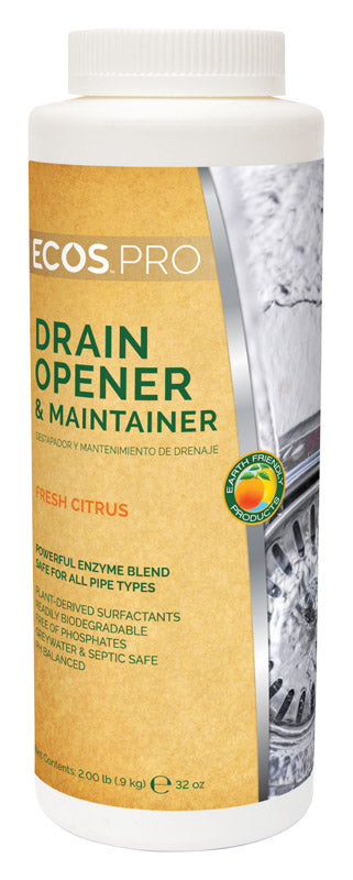 AMI DE LA TERRE, ECOS Pro Earth Friendly Products Drain Opener en poudre 2 lb (paquet de 6)