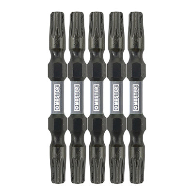 Société Disston, Embout de tournevis à percussion à double extrémité, Torx T25, 5-Pk.