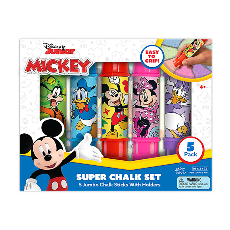 JA-RU INC, Ensemble de craies de trottoir Disney et Marvel 5 pièces (Pack de 6)