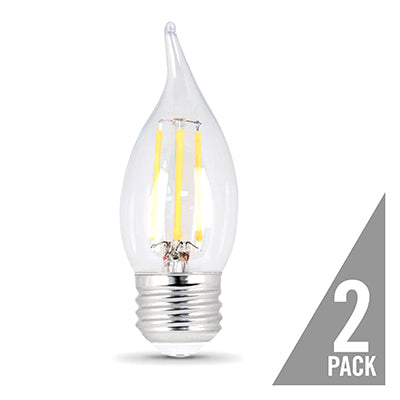 FEIT ELECTRIC CO, Feit Enhance CA10 E26 (moyenne) Ampoule LED lumière du jour 60 Watt Equivalence 2 pk