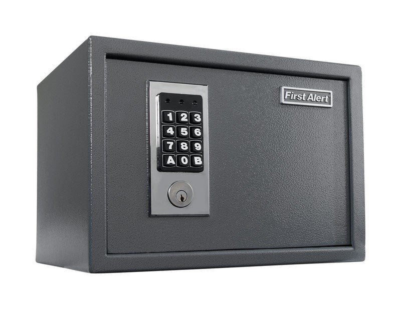 Première alerte, First Alert 2073F .62 Cubic Foot Gray Anti Theft Safe With Digital Lock