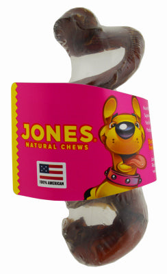 Jones Natural Chews Co, Friandises pour chien, Cutie Q Beef Pizzle, 4-6-In.