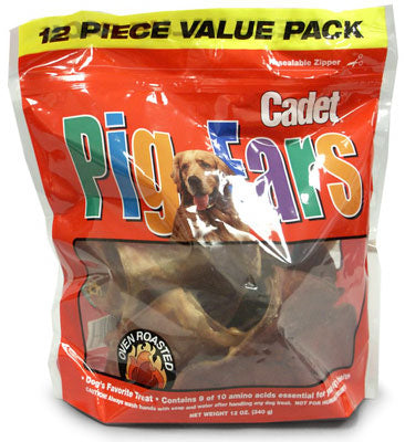 Ims Trading Corp, Friandises pour chien, oreilles de porc, 12-pk.