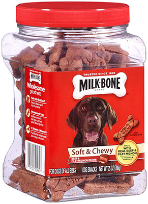 Jm Smucker Retail Sales, Friandises pour chiens, bœuf tendre et filet mignon, 25-oz.