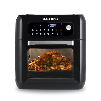 Kalorik, Friteuse à air numérique, noire, 10-Qt. Capacité