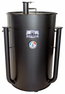 GATEWAY DRUM SMOKER, Fumoir à tambour, noir mat, 55 gallons