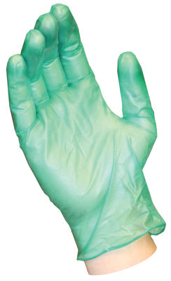 BIG TIME PRODUCTS LLC, Gants jetables en vinyle, sans latex ni poudre, verts, taille unique, 300 ct.