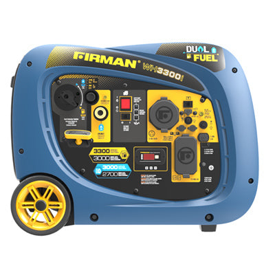 Firman Power Equipment, Générateur à inverseur à double carburant, démarrage à rappel, 3300/3000 watts