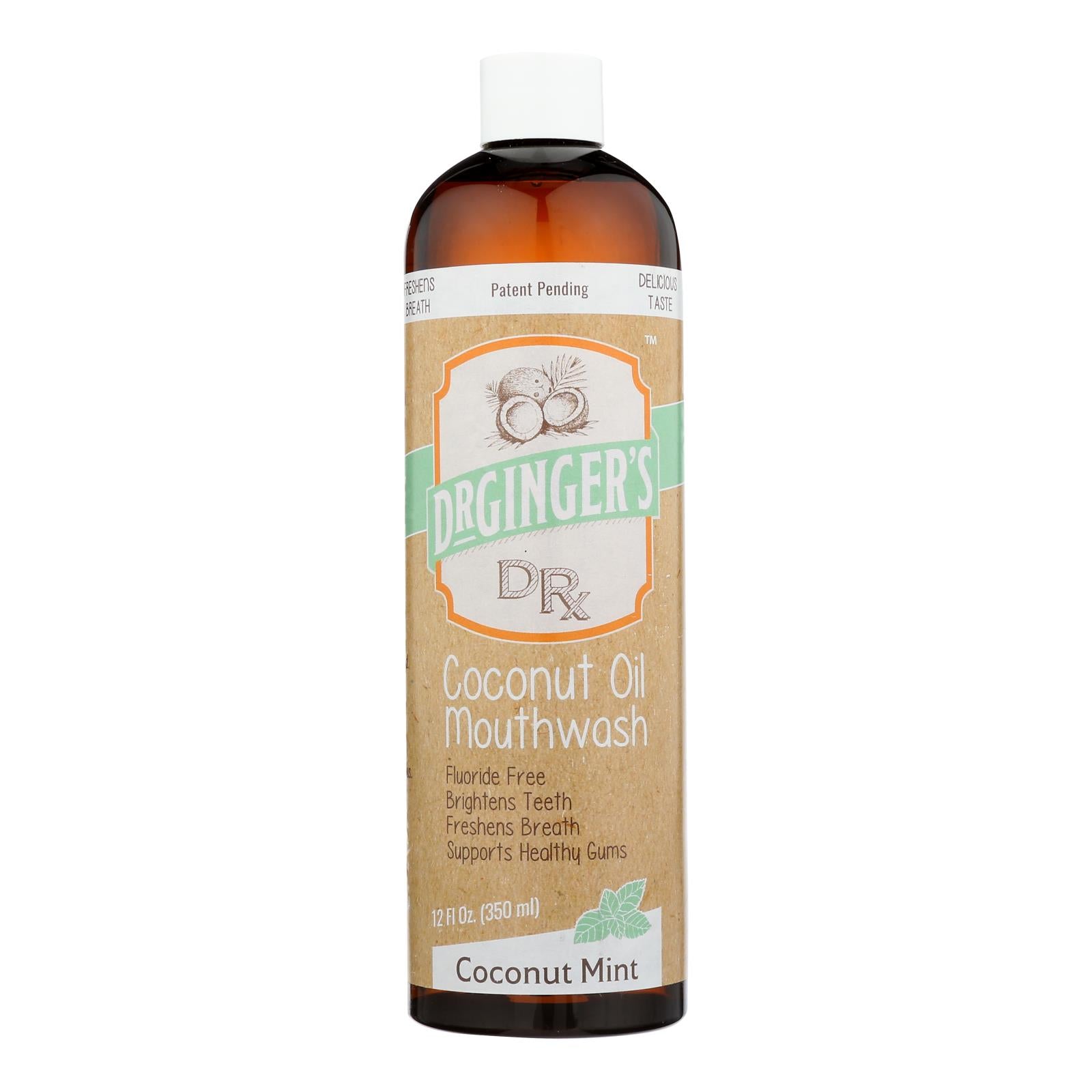 Dr. Ginger'S, Ginger's - Mthwsh Coconut Oil Mint - 1 Each 1-14 FZ