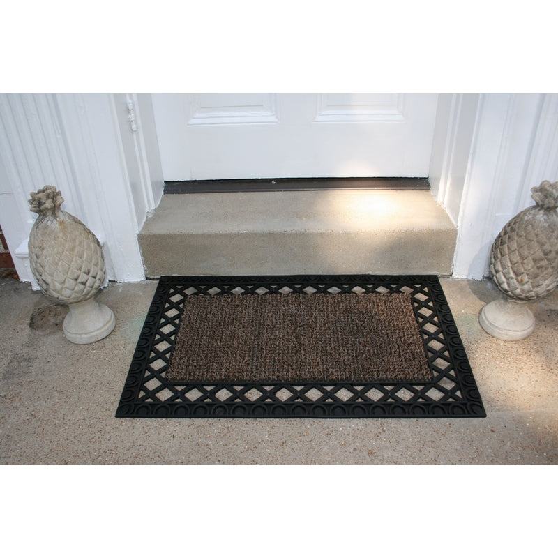 GRASSWORX LLC, GrassWorx 30 in. L X 18 po. W Sand French Quarter AstroTurf Door Mat