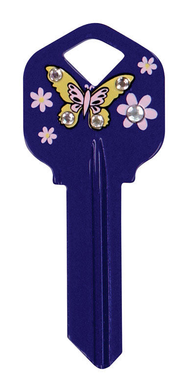 GROUPE HILLMAN RSC, Hillman DIVA Butterfly House/Office Universal Key Blank Single (Pack of 6).