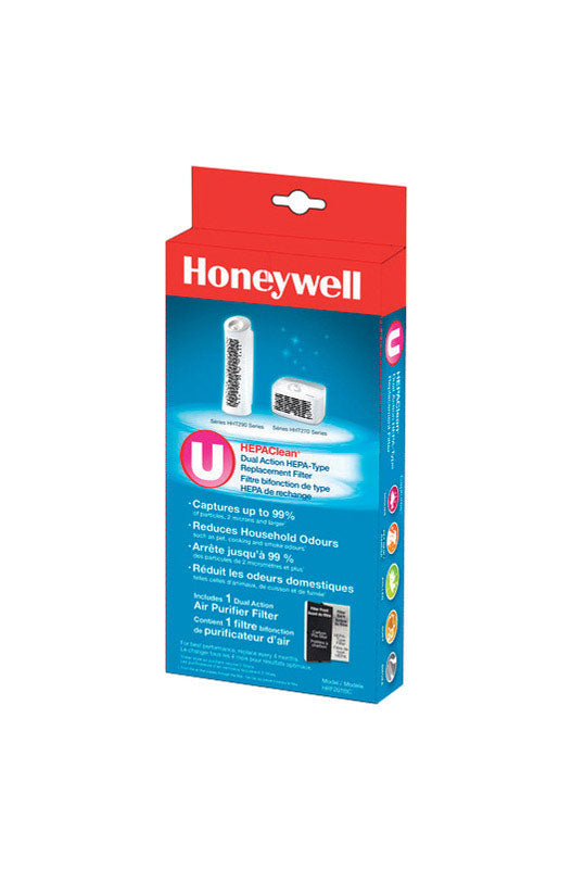 KAZ USA INC, Honeywell HEPAClean 10.24 in. H X 1.5 in. W Rectangular Air Purifier Filter