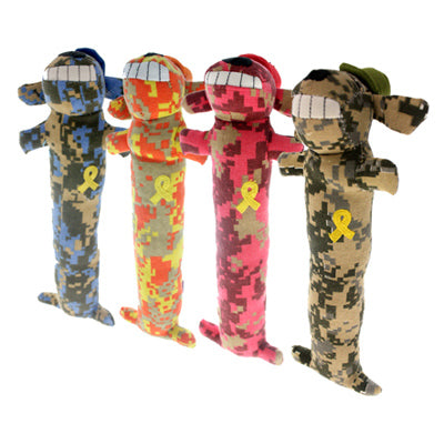 Multipet International, Jouet pour chien, Support Our Troops Loofa, 12-In.