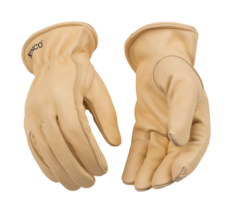 KINCO LLC, Kinco Hommes Gants de Conducteur Extérieur Or M 1 pk