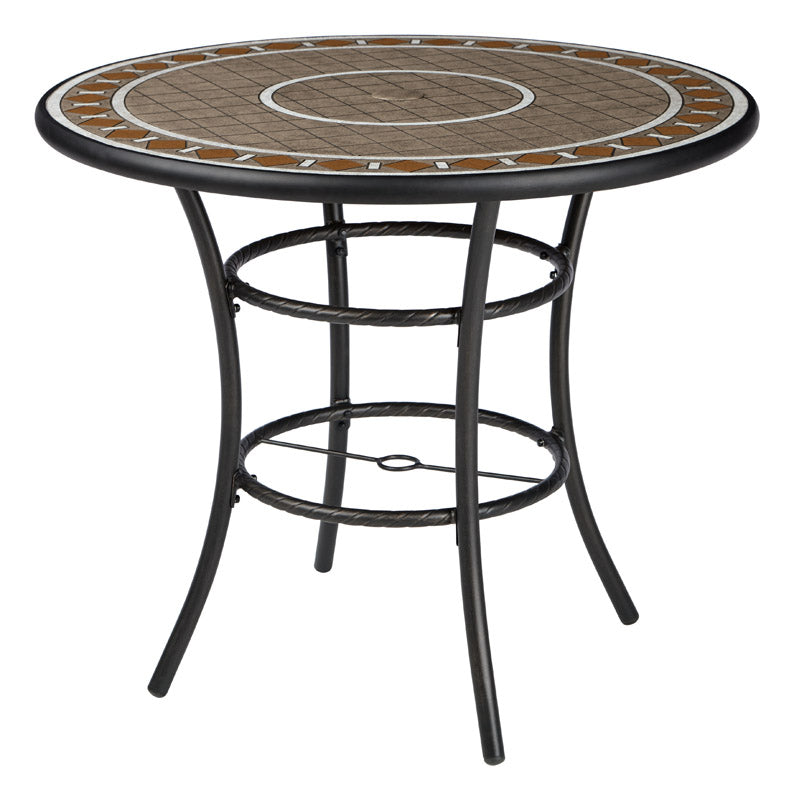 Accents de vie, Living Accents Table ronde brune