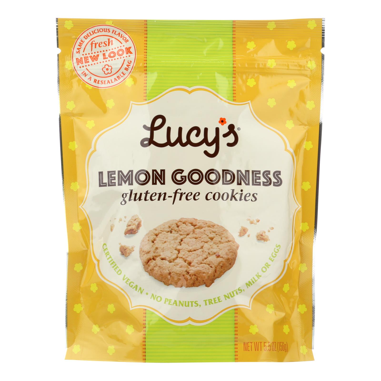 Dr. Lucy'S, Lucy's - Biscuits - Bonté du citron - Caisse de 8 - 5.5 oz (paquet de 8)