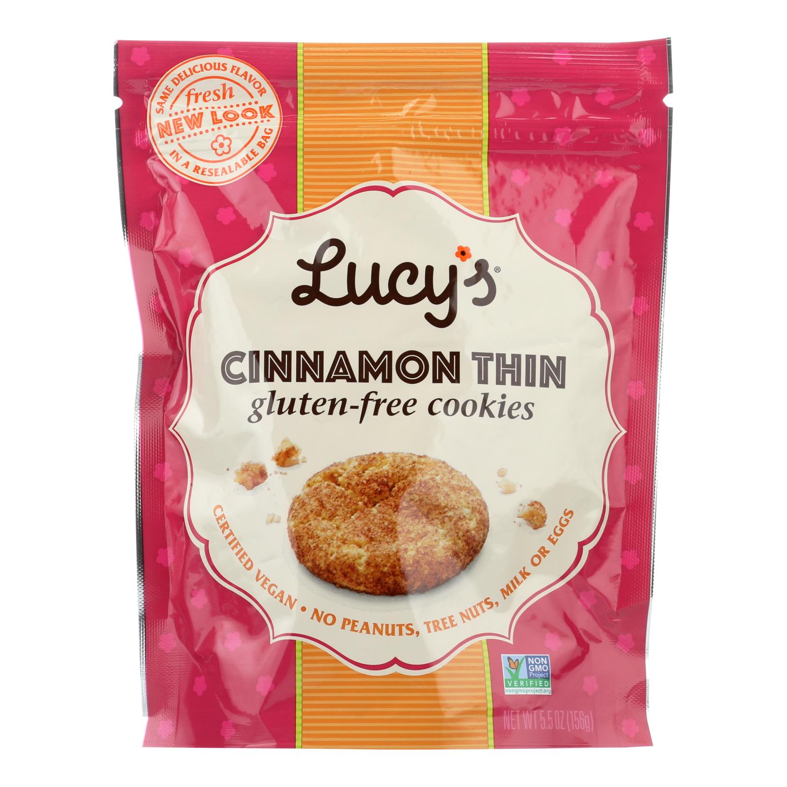 Dr. Lucy'S, Lucy's - Biscuits - Cannelle mince - Caisse de 8 - 5.5 oz (Paquet de 8)