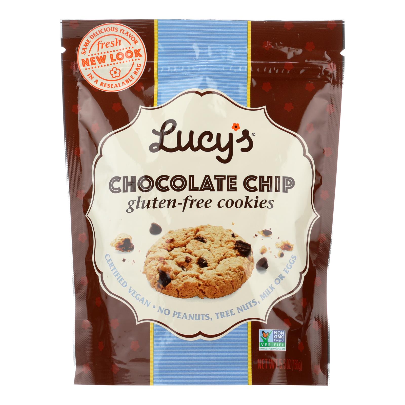 Dr. Lucy'S, Lucy's - Biscuits - Pépites de chocolat - Caisse de 8 - 5.5 oz (paquet de 8)