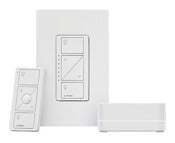 LUTRON ELECTRONICS CO, Lutron Caseta White 150 W Wireless Dimmer Switch w/Remote Control 1 pk