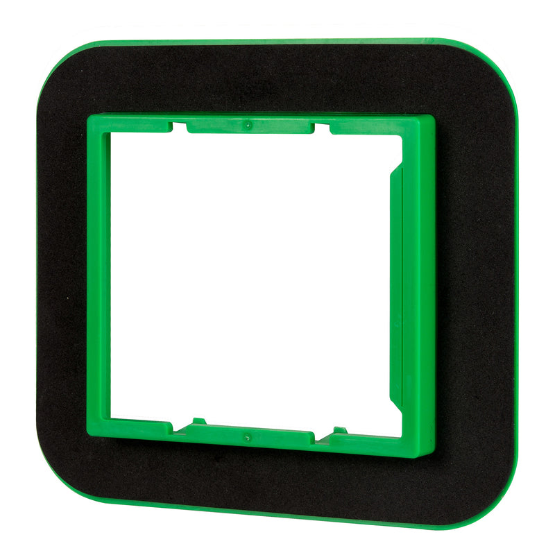 VENTES AU DÉTAIL DE SOUTHWIRE, Madison Electric Draft Seal Kit de joints d'étanchéité en PVC rectangulaire noir/vert