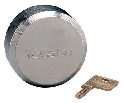 MASTER LOCK COMPANY LLC, Master Lock ProSeries 2.875 in. W Die-Cast Zinc Pin Tumbler Shackleless Disc Padlock