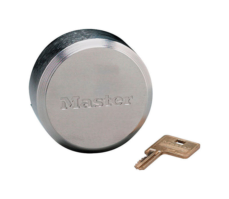 MASTER LOCK COMPANY LLC, Master Lock ProSeries 2.875 in. W Die-Cast Zinc Pin Tumbler Shackleless Disc Padlock