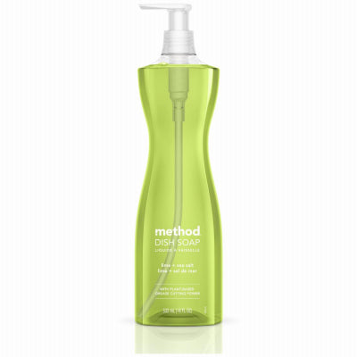 MÉTHODE PROD, Method Savon liquide pour la vaisselle senteur citron vert/sel de mer 18 oz. 1 pk