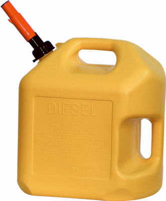 MIDWEST CAN CO, Midwest Can FlameShield Safety System Bidon diesel de sécurité en plastique 5 gal