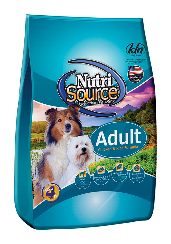 NutriSource, Nourriture sèche pour chiens, adulte, poulet, 18 livres