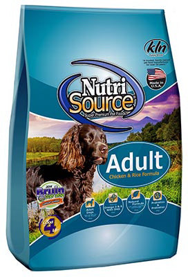 NutriSource, Nourriture sèche pour chiens, adulte, poulet, 18 livres