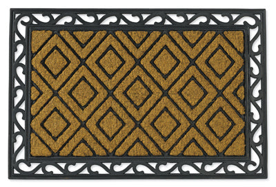 Monde des fibres, Paillasson, Coir & Rubber Rectangulaire, 24 x 36-In.