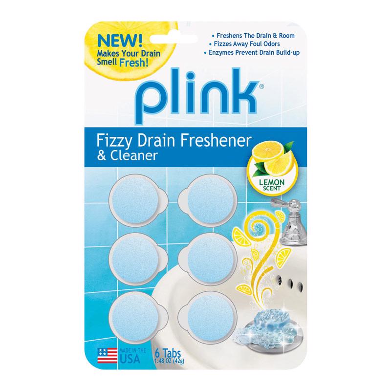 LES MARQUES SUMMIT, Plink Tablet Drain Freshener and Cleaner 6 oz (paquet de 12)