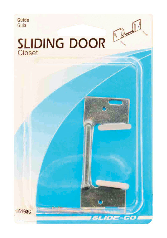 Prime-Line, Prime-Line Mill Silver Steel Pocket Door Slide Guide 1 pk