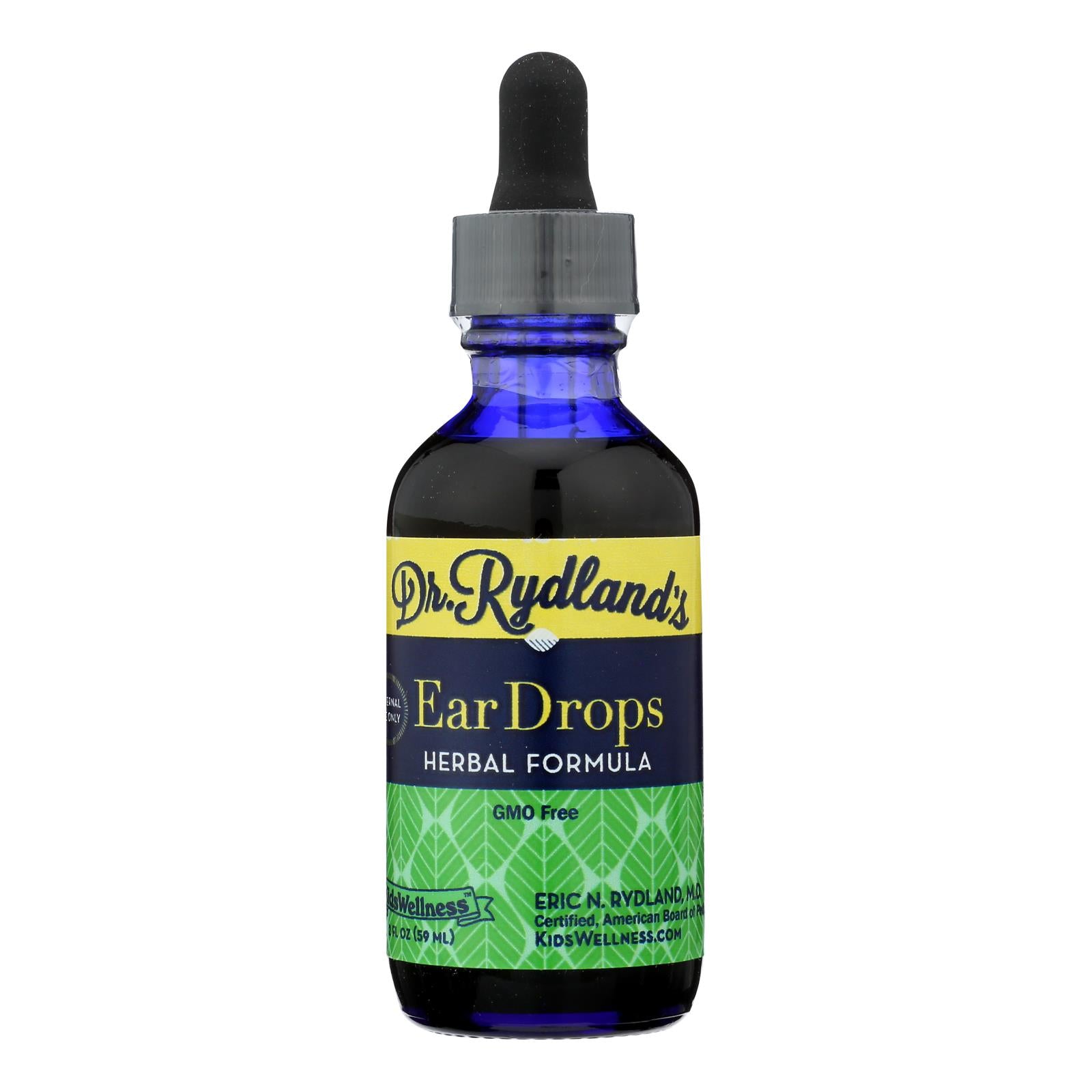 Dr. Rydland'S, Rydland's - Hrbl Formula Ear Drops - 1 unité - 2 OZ