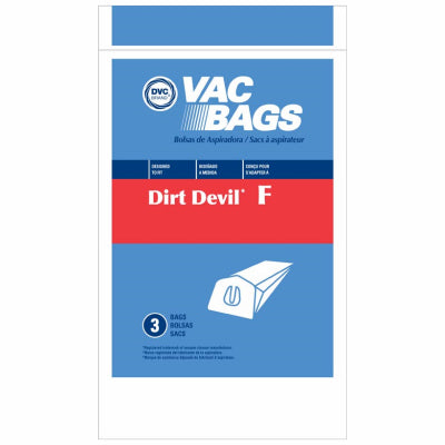 Essco, Sacs pour aspirateur-traîneau Dirt Devil Style "F", paquet de 3