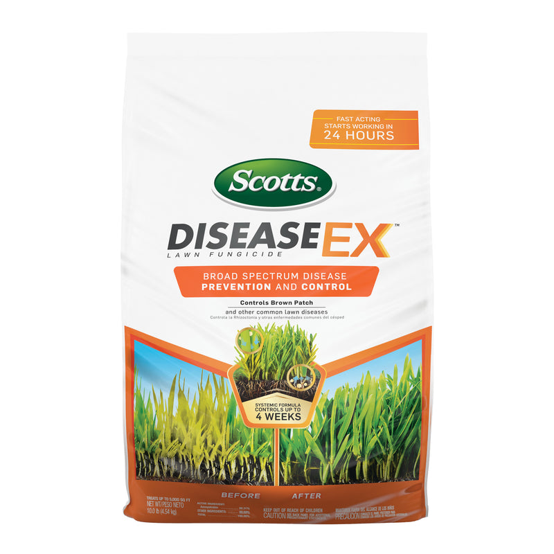 THE SCOTTS MIRACLE-GRO COMPANY, Scotts Fast Acting Outdoor DiseaseEx Fungicide 10 lbs. pour pelouses